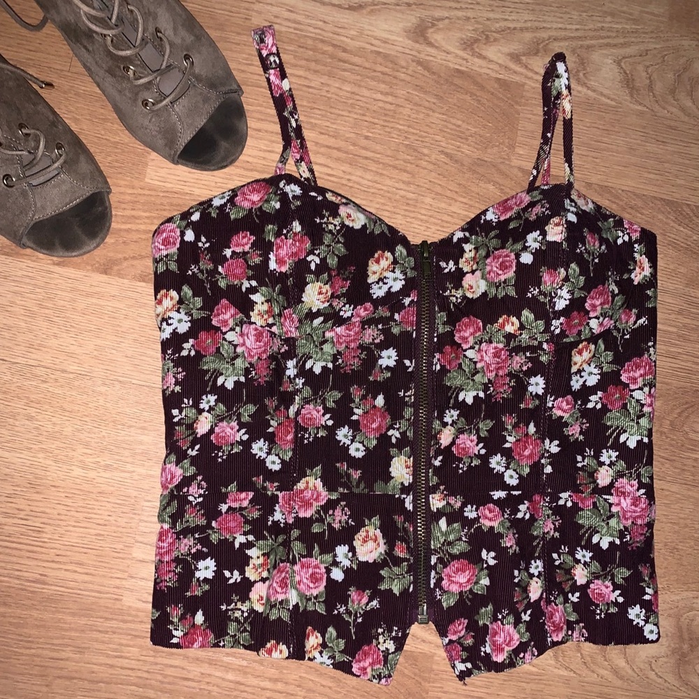 Floral Corset Top